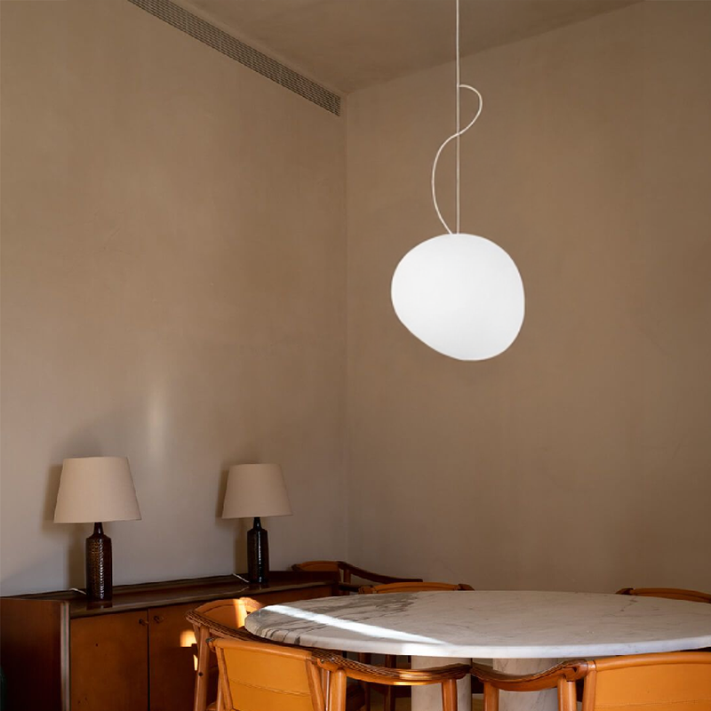 Pendant Light Frosted Glass in Nordic Style | Pebora