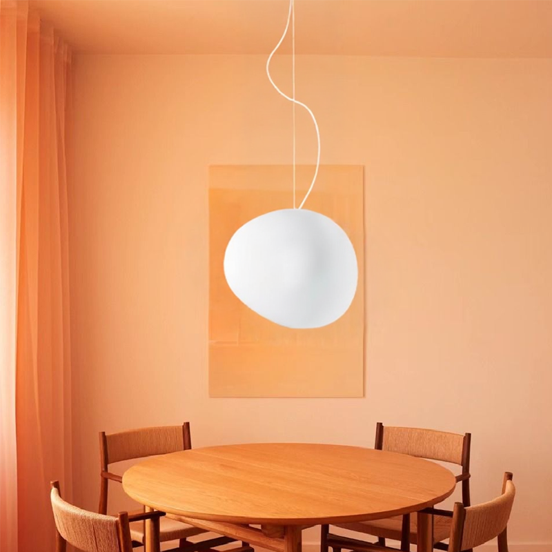Pendant Light Frosted Glass in Nordic Style | Pebora