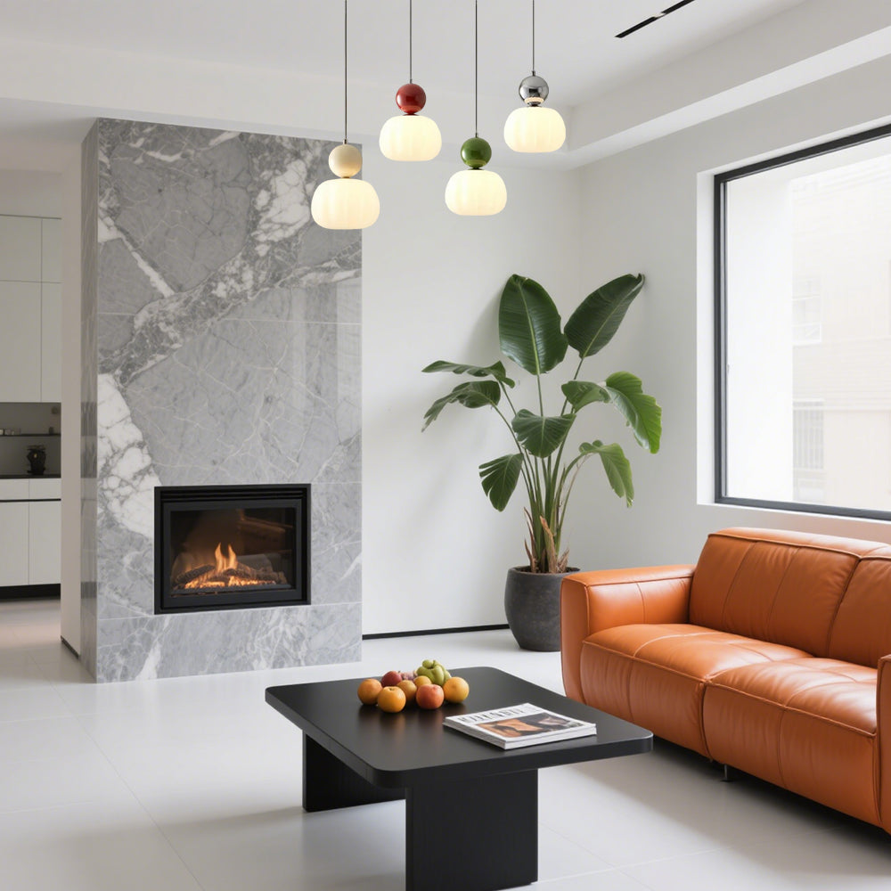 Pendant Light Glass Art Deco Style | Glarion