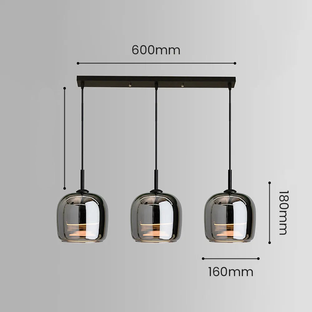 Pendant Light Glass Bowl in Nordic Style | Vanari