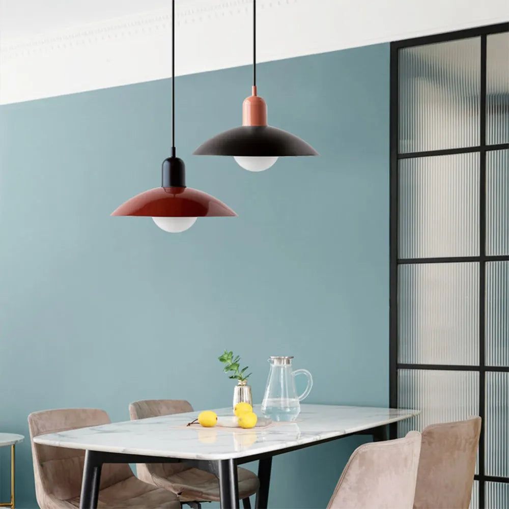 Pendant Light Glass Dome in Modern Bauhaus Style | Marcolo