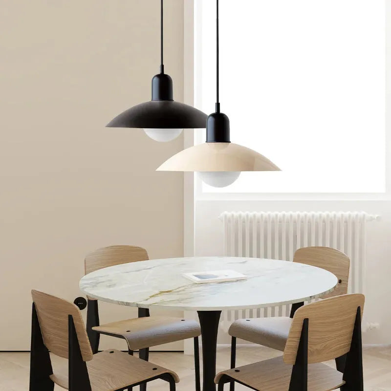 Pendant Light Glass Dome in Modern Bauhaus Style | Marcolo