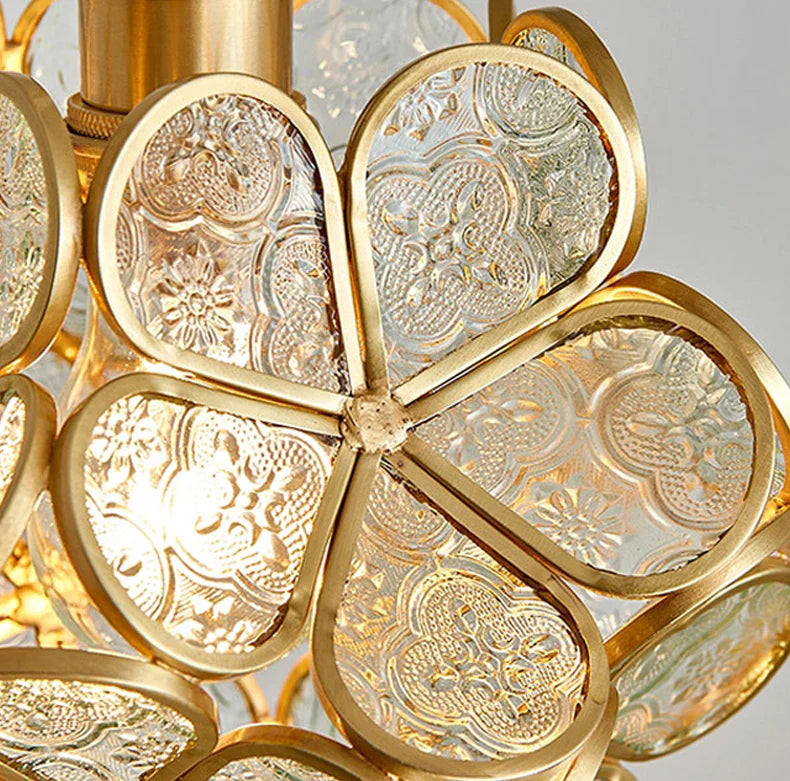 Pendant Light Glass Flower in Nordic Style | Florayn