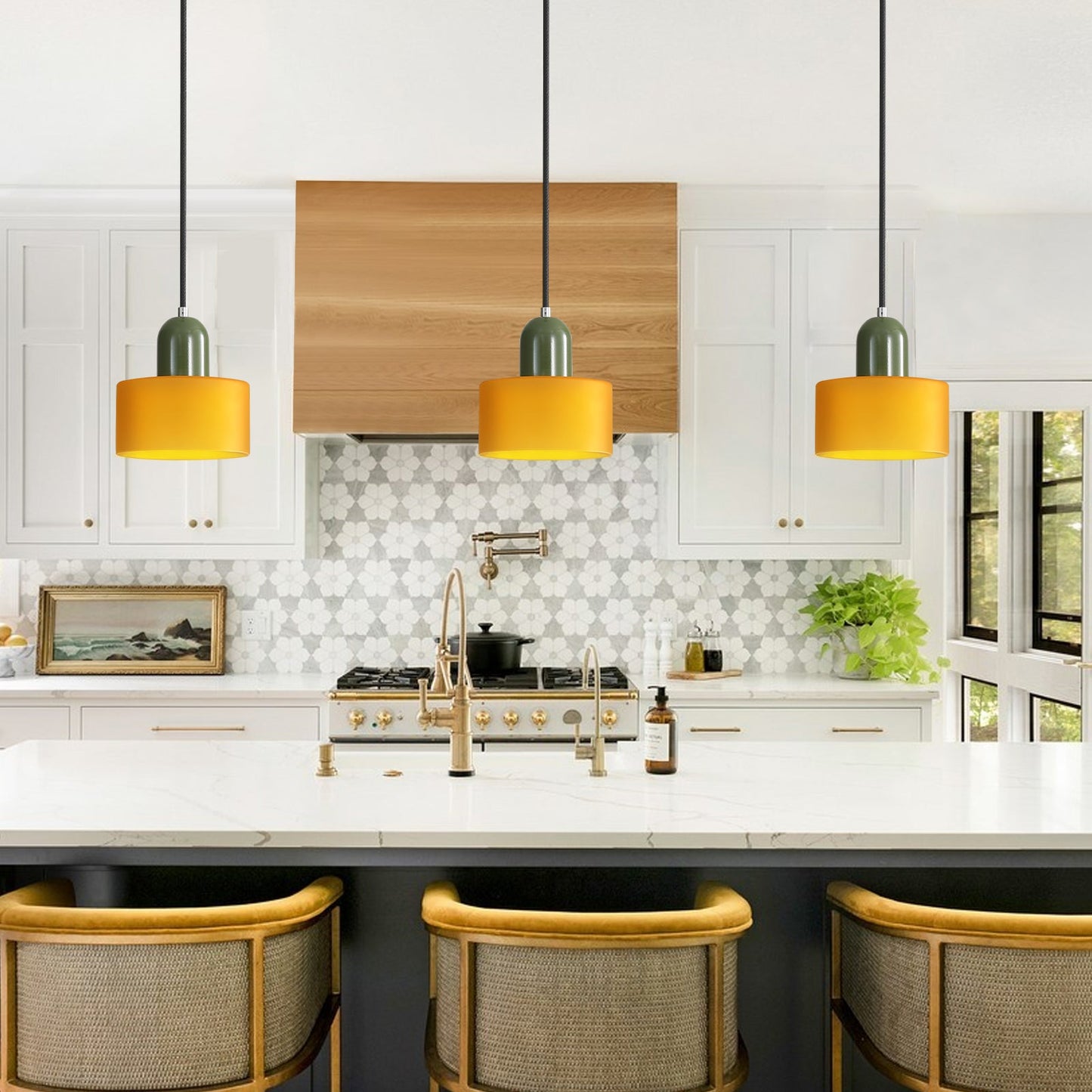Pendant Light Glass Globe Nordic Minimalist Industrial | Meloro