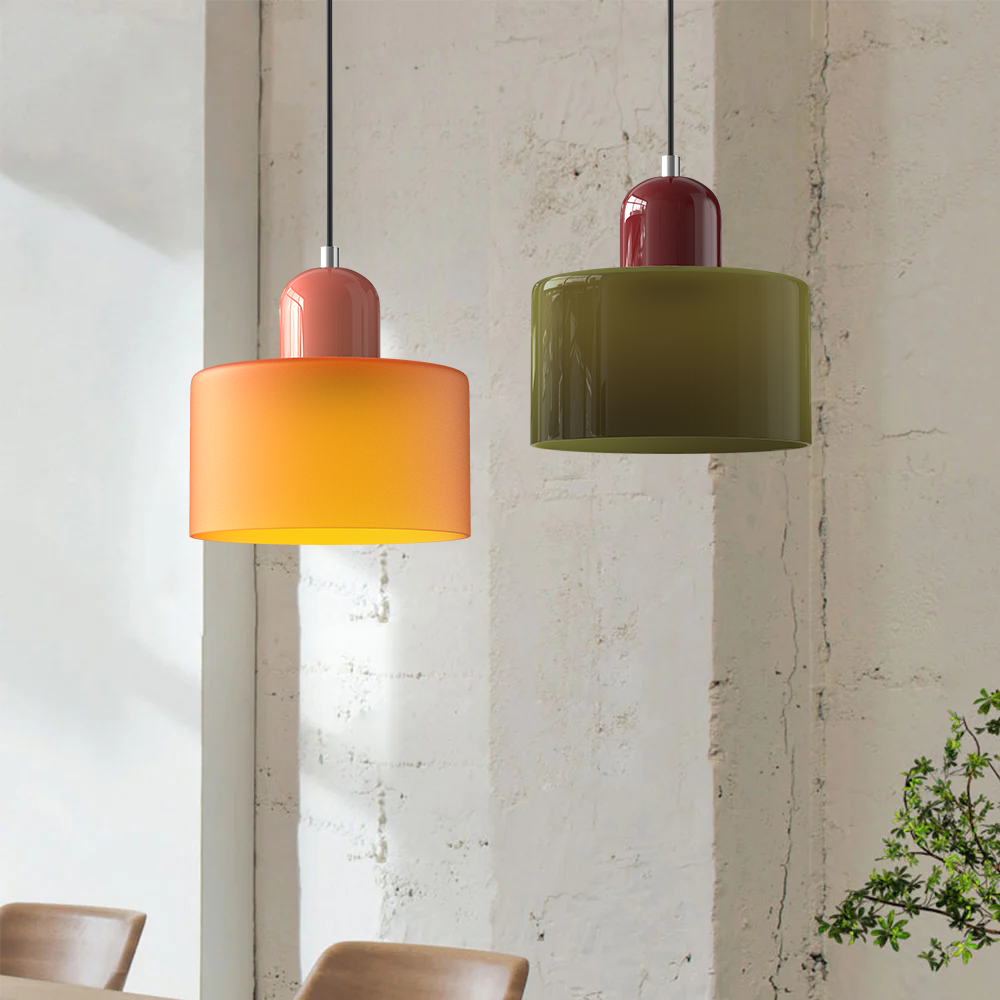 Pendant Light Glass Globe Nordic Minimalist Industrial | Meloro