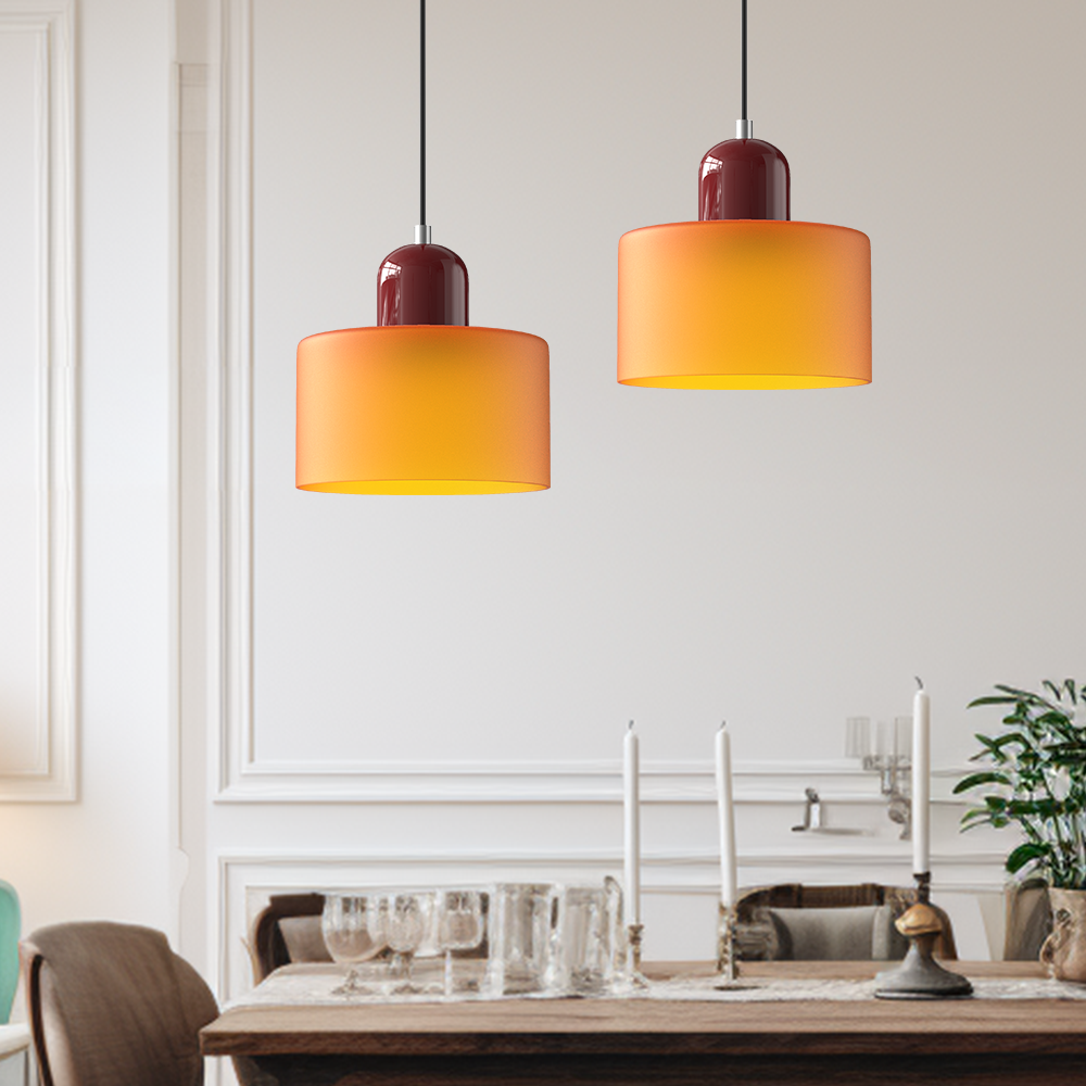 Pendant Light Glass Globe Nordic Minimalist Industrial | Meloro