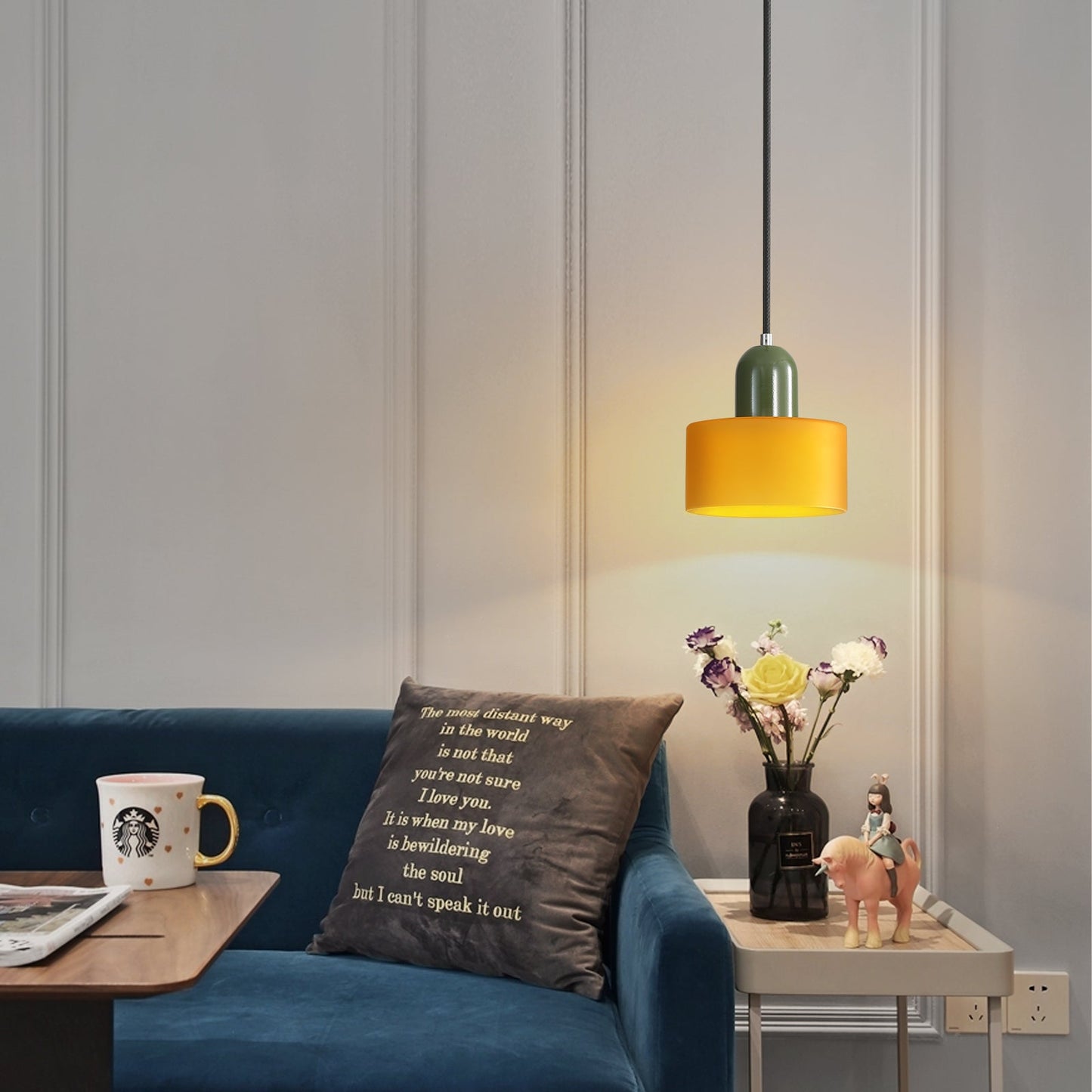 Pendant Light Glass Globe Nordic Minimalist Industrial | Meloro