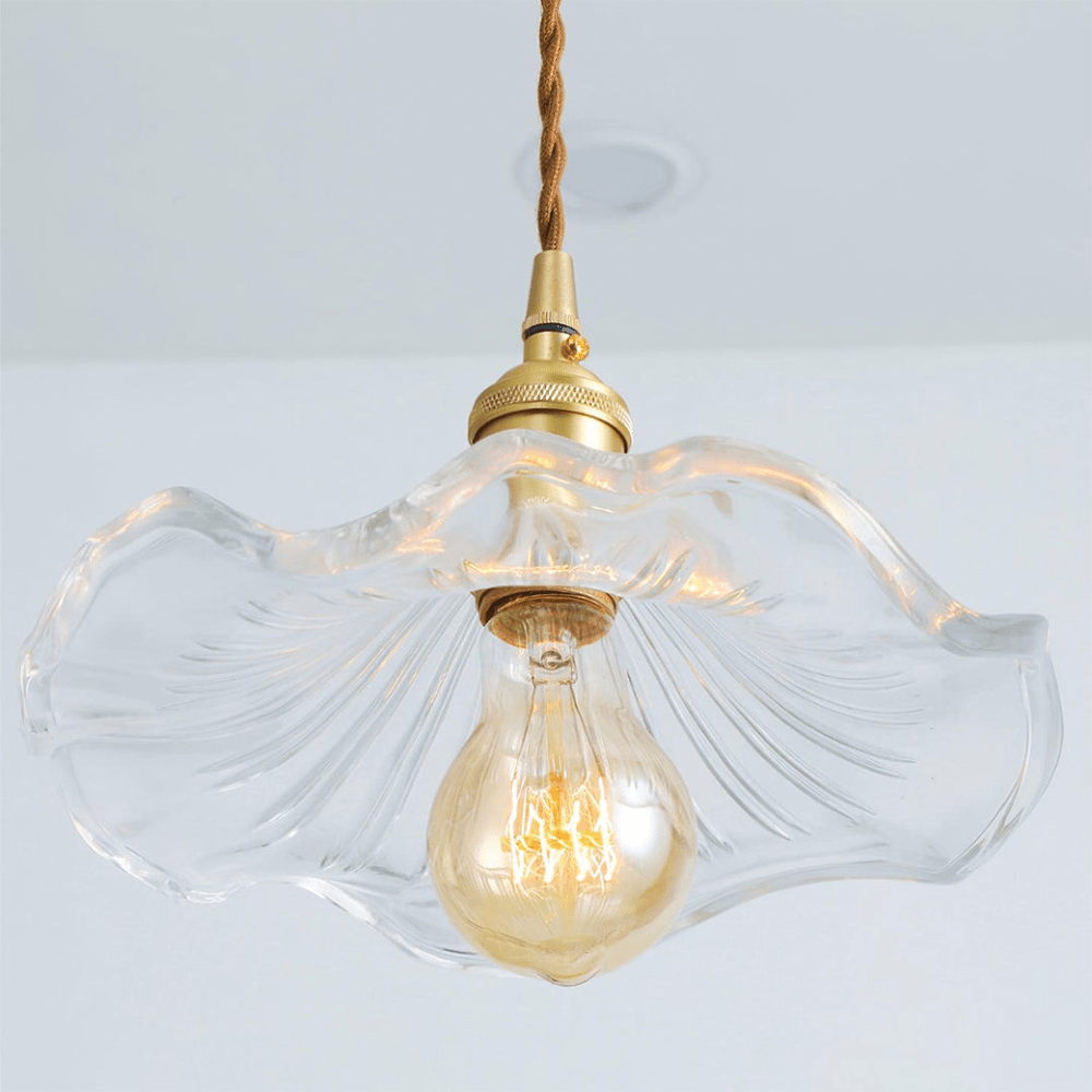 Pendant Light Glass Hibiscus in Nordic Style | Hibiora