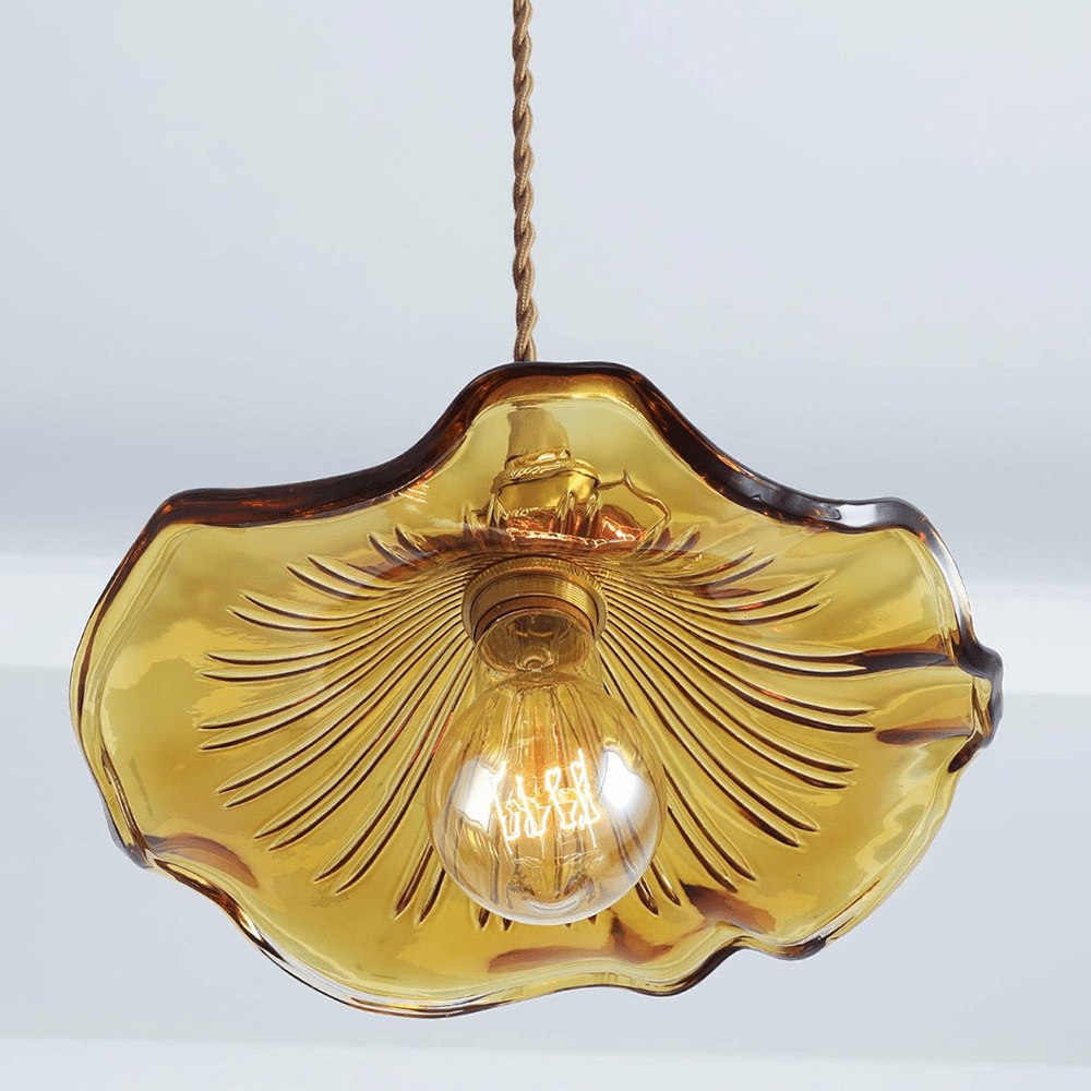 Pendant Light Glass Hibiscus in Nordic Style | Hibiora