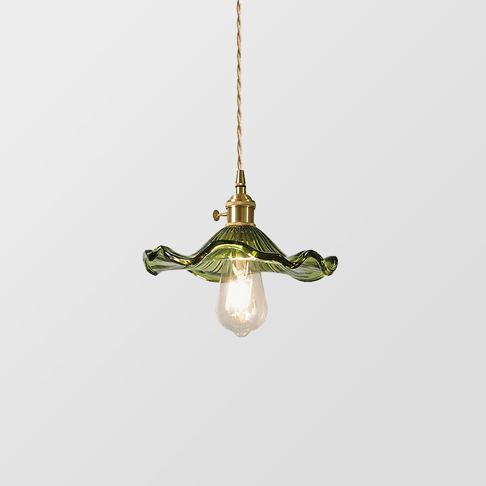 Pendant Light Glass Hibiscus in Nordic Style | Hibiora