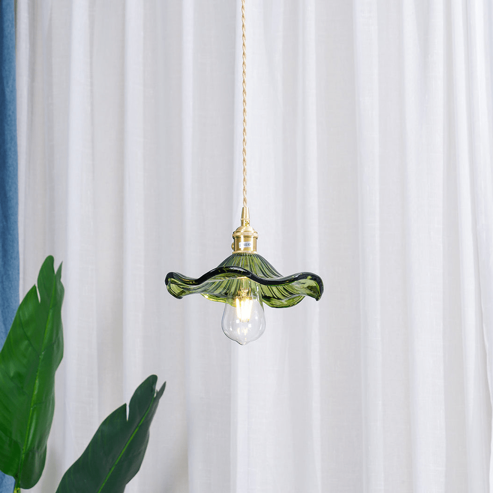 Pendant Light Glass Hibiscus in Nordic Style | Hibiora