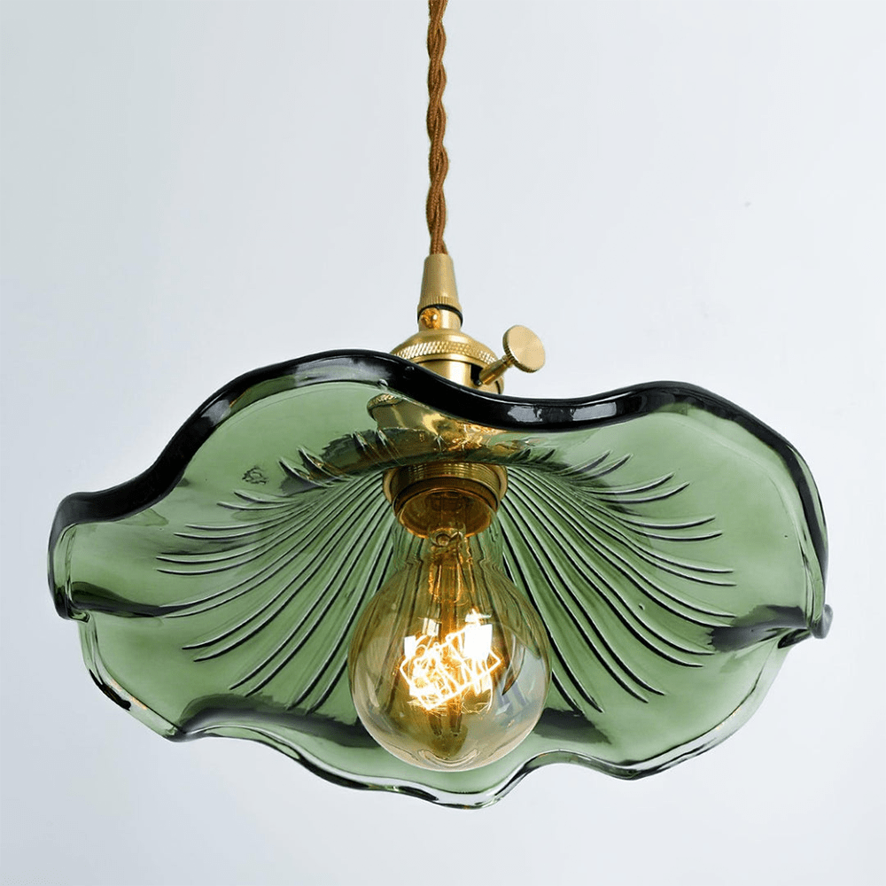 Pendant Light Glass Hibiscus in Nordic Style | Hibiora