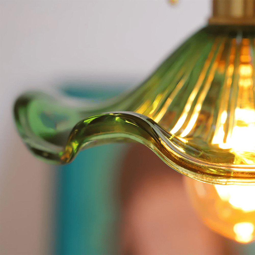 Pendant Light Glass Hibiscus in Nordic Style | Hibiora