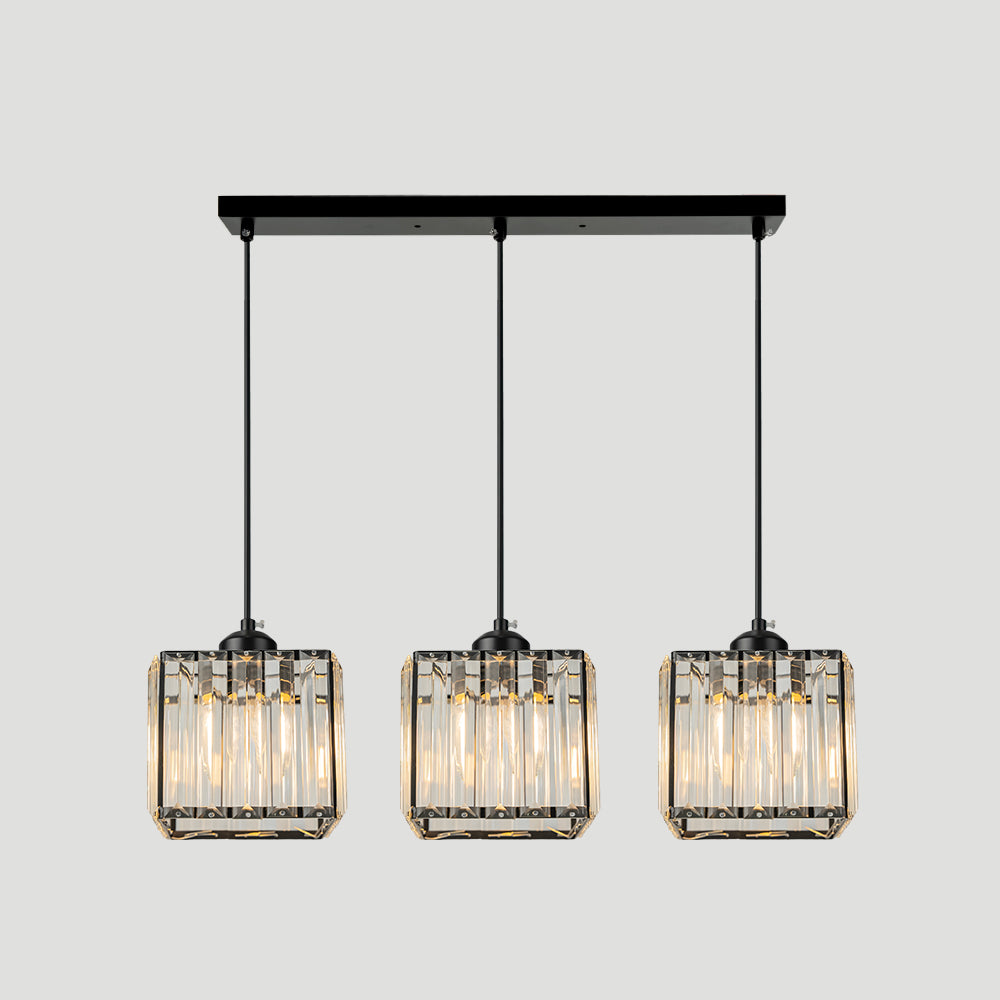 Pendant Light Glass Multihead in Nordic Style | Dorien