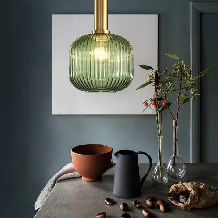 Pendant Light Glass Nordic Retro Design | Calvona