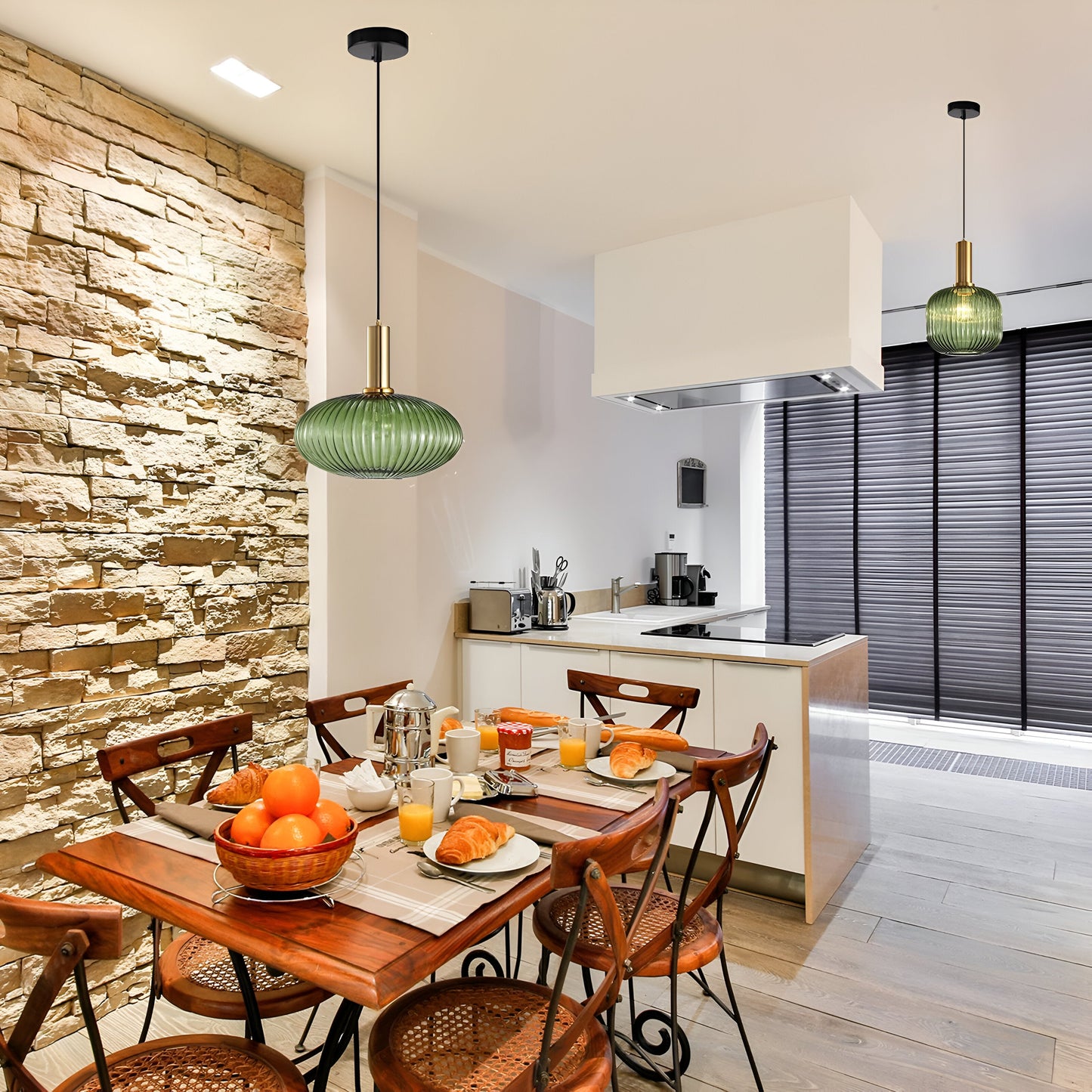 Pendant Light Glass Nordic Retro Design | Calvona