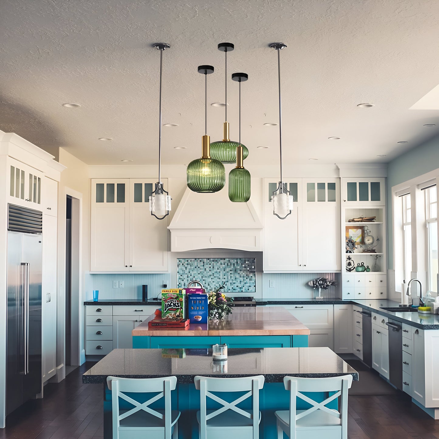 Pendant Light Glass Nordic Retro Design | Calvona