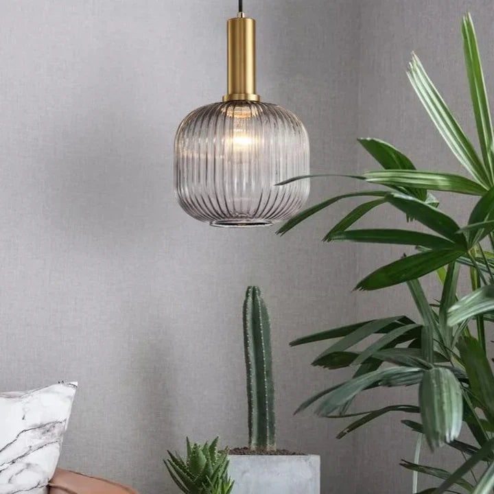 Pendant Light Glass Nordic Retro Design | Calvona