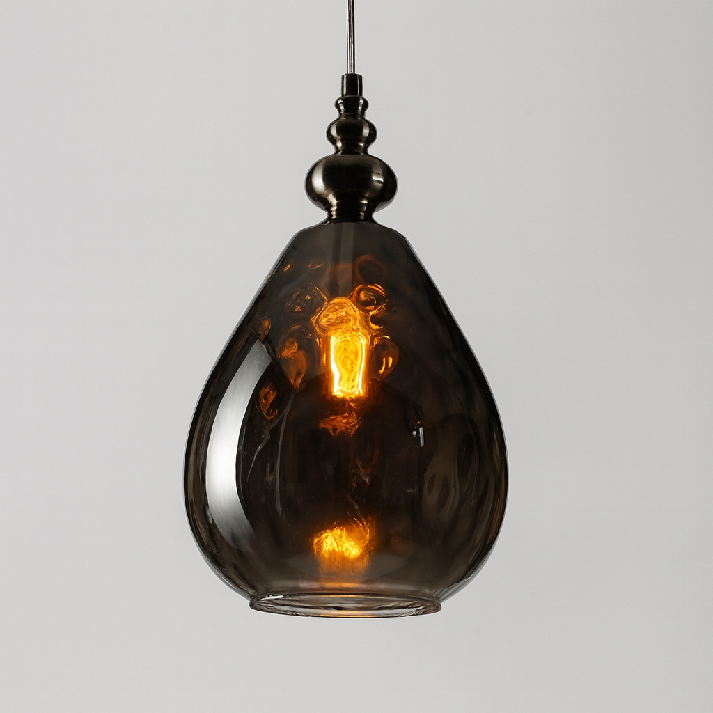 Pendant Light Glass Shade Vintage Style | Merlino