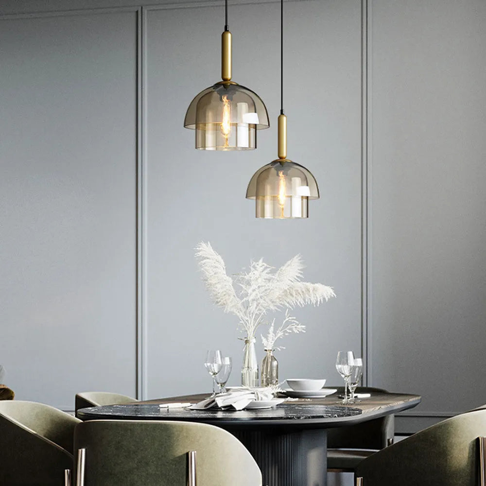 Pendant Light Glass Shade in Modern Style | Melvoro