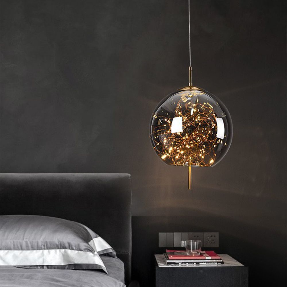 Pendant Light Glass Shade in Nordic Style | Norvalo