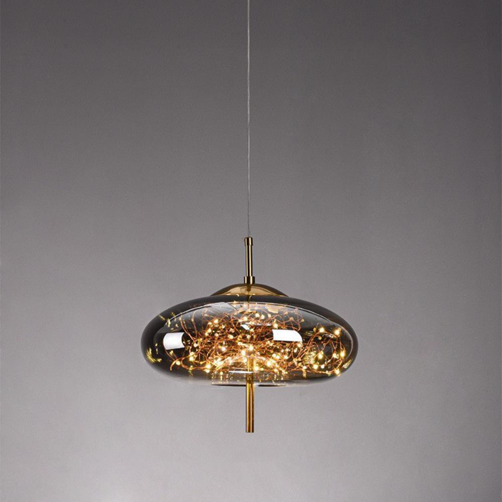 Pendant Light Glass Shade in Nordic Style | Norvalo