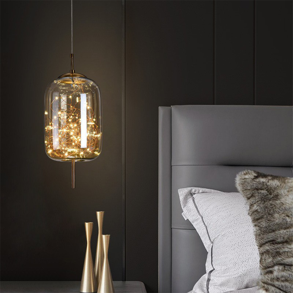 Pendant Light Glass Shade in Nordic Style | Norvalo