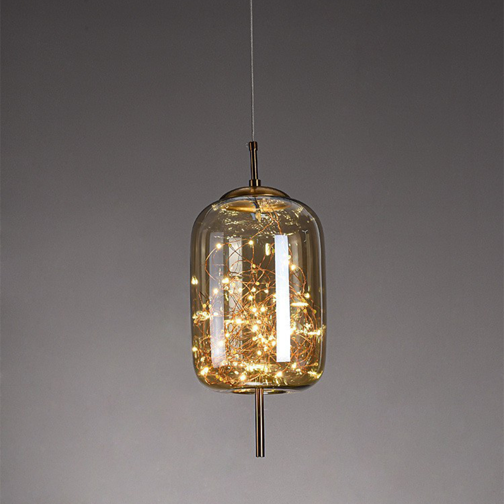 Pendant Light Glass Shade in Nordic Style | Norvalo