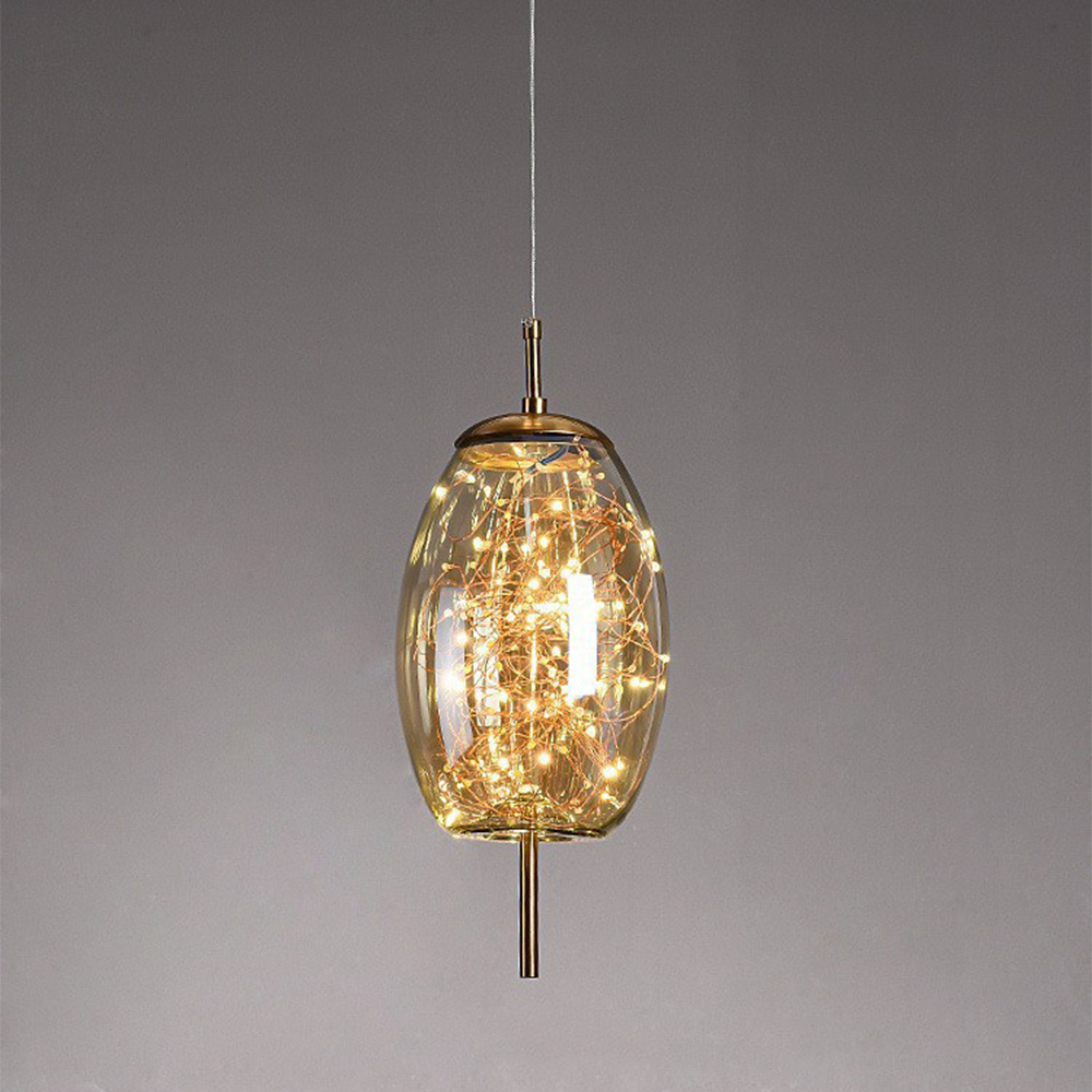 Pendant Light Glass Shade in Nordic Style | Norvalo