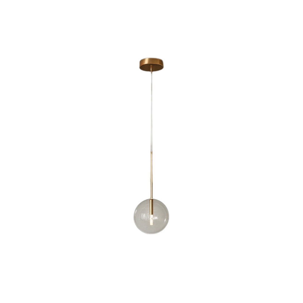 Pendant Light Glass Sphere Hanging Modern Interior | Dixiora