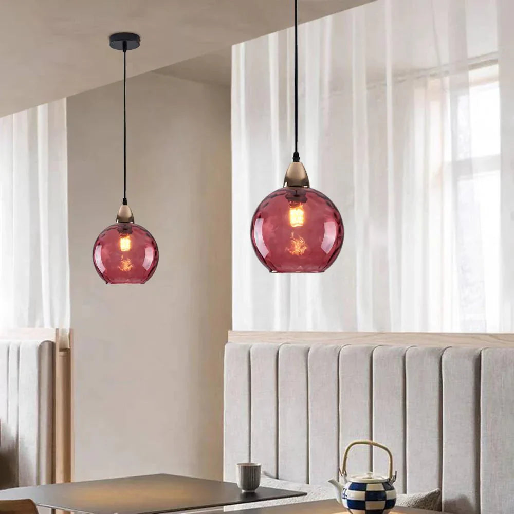 Pendant Light Glass Sphere in Nordic Style | Vilmora