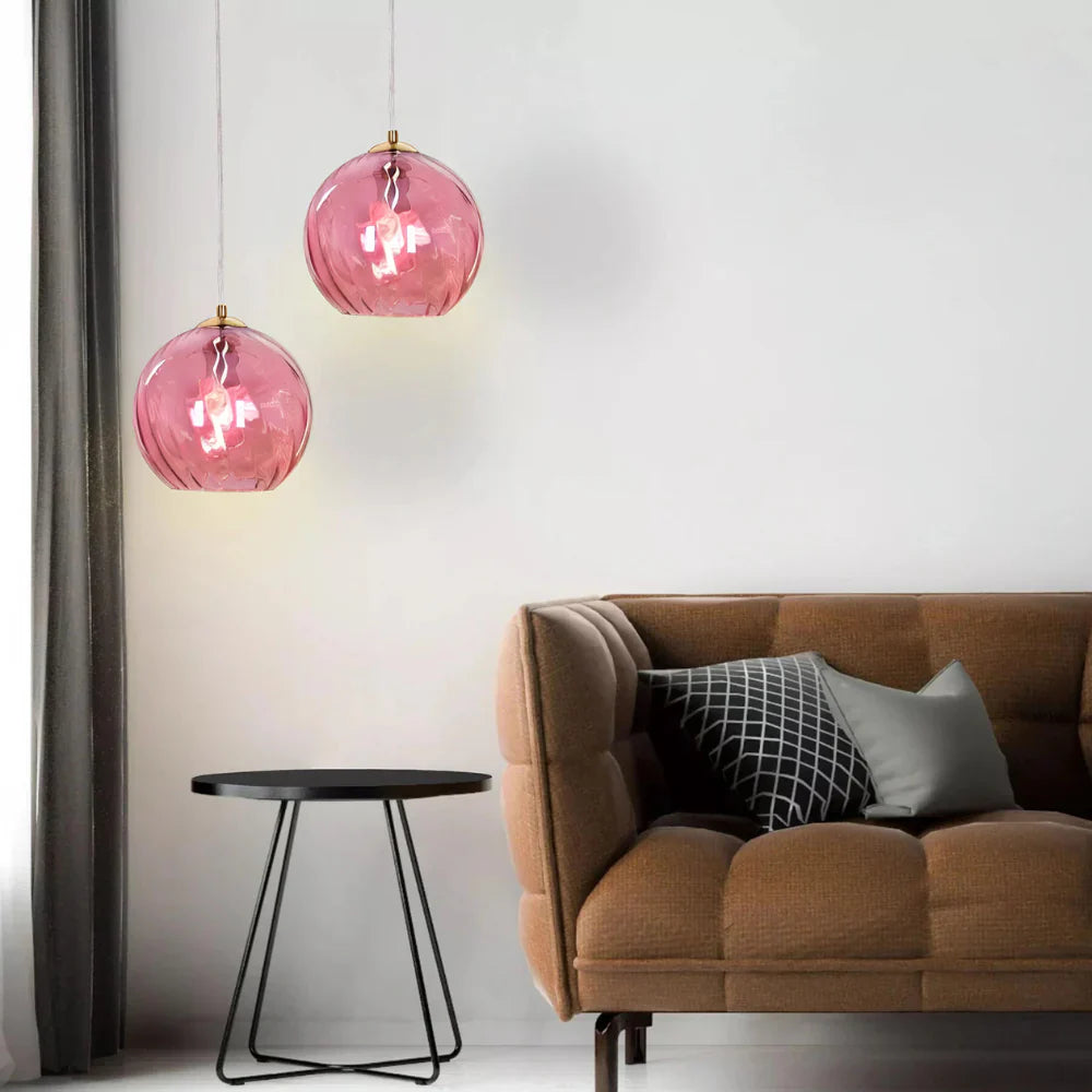 Pendant Light Glass Sphere in Nordic Style | Vilmora