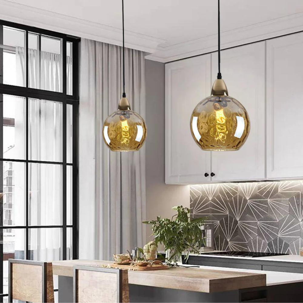 Pendant Light Glass Sphere in Nordic Style | Vilmora