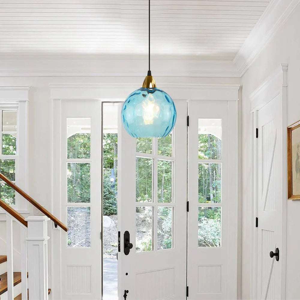 Pendant Light Glass Sphere in Nordic Style | Vilmora