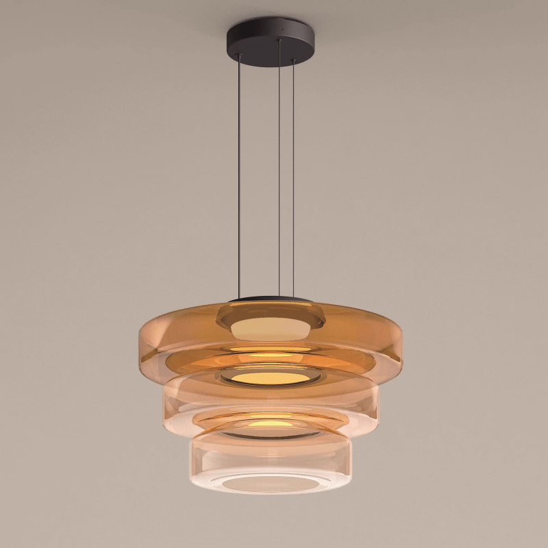 Pendant Light Glass in Bauhaus Style | Monura