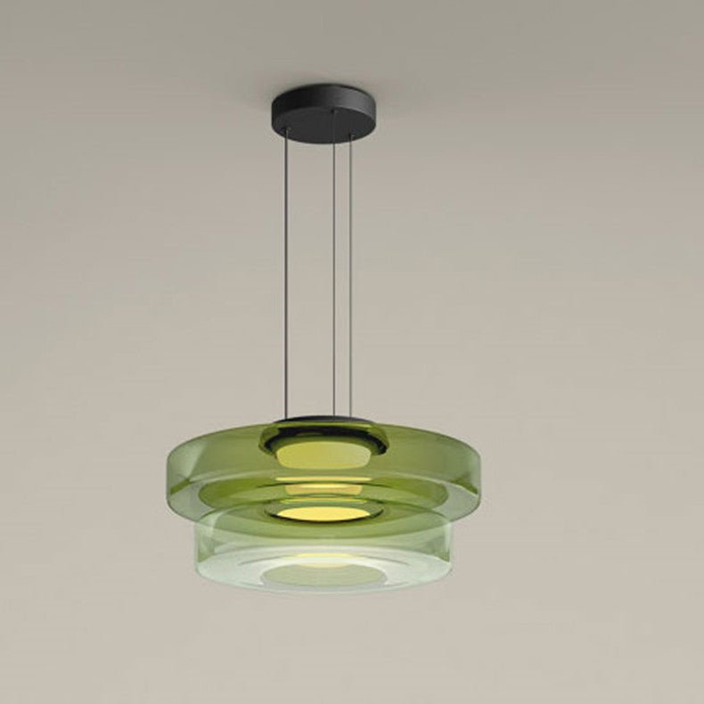 Pendant Light Glass in Bauhaus Style | Monura