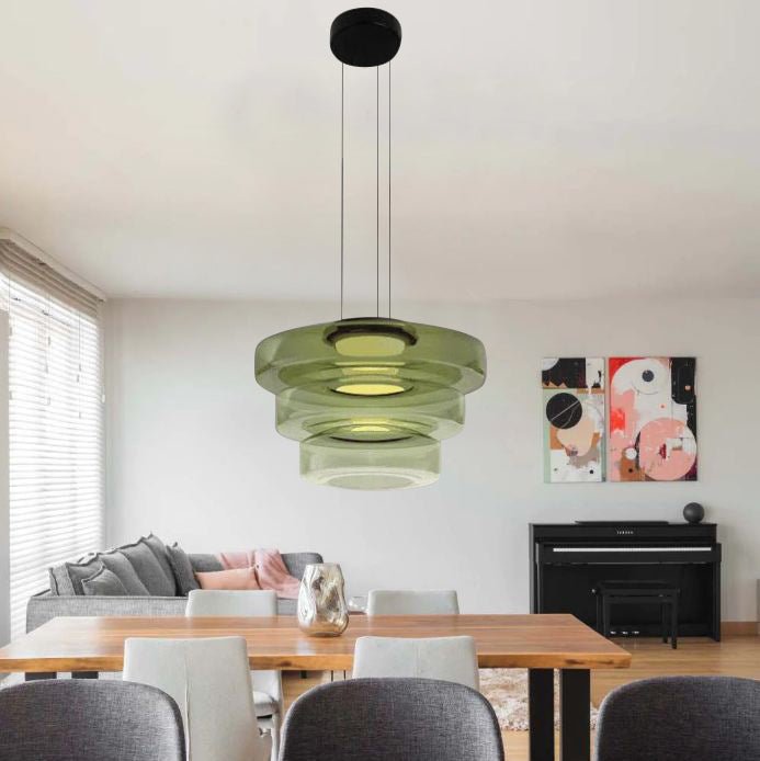 Pendant Light Glass in Bauhaus Style | Monura