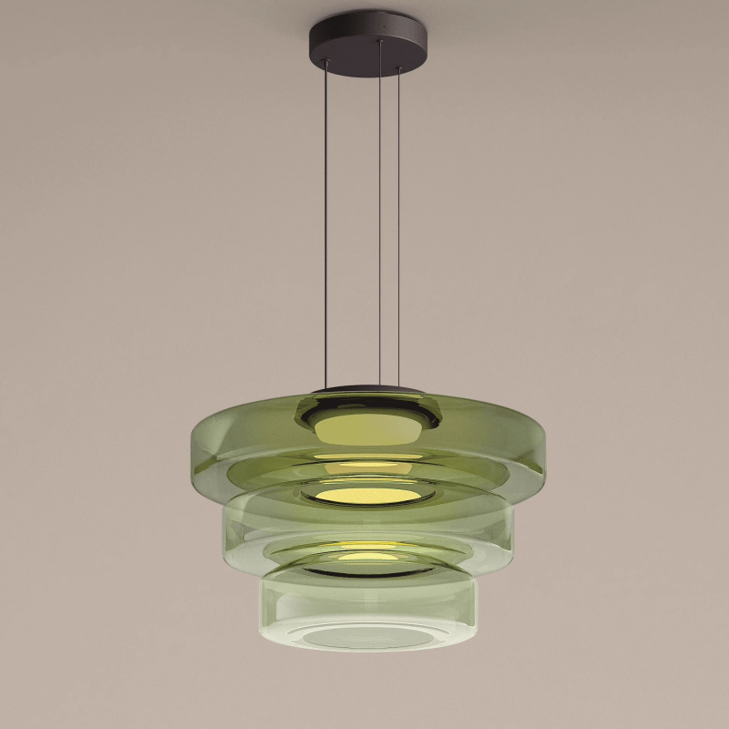 Pendant Light Glass in Bauhaus Style | Monura