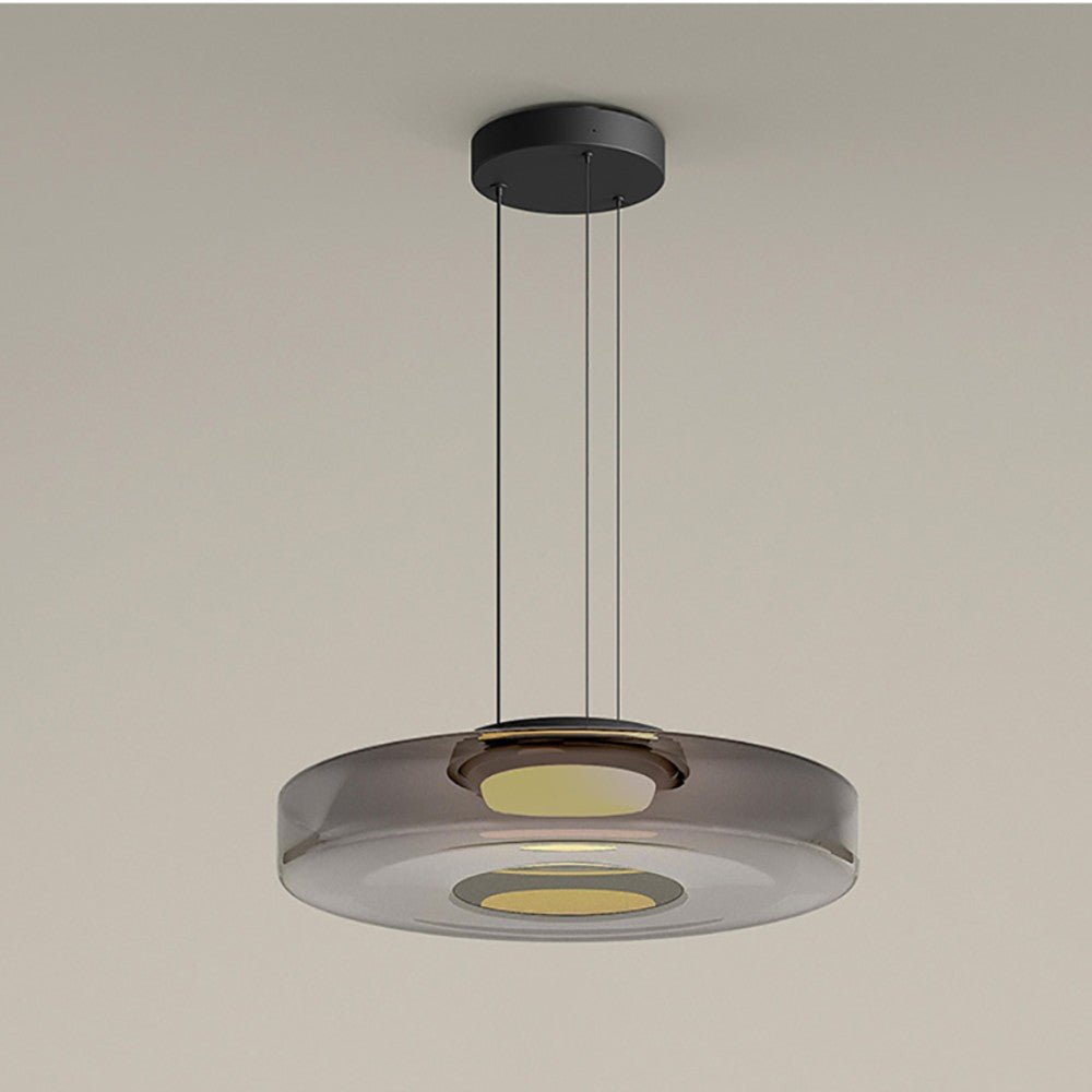 Pendant Light Glass in Bauhaus Style | Monura