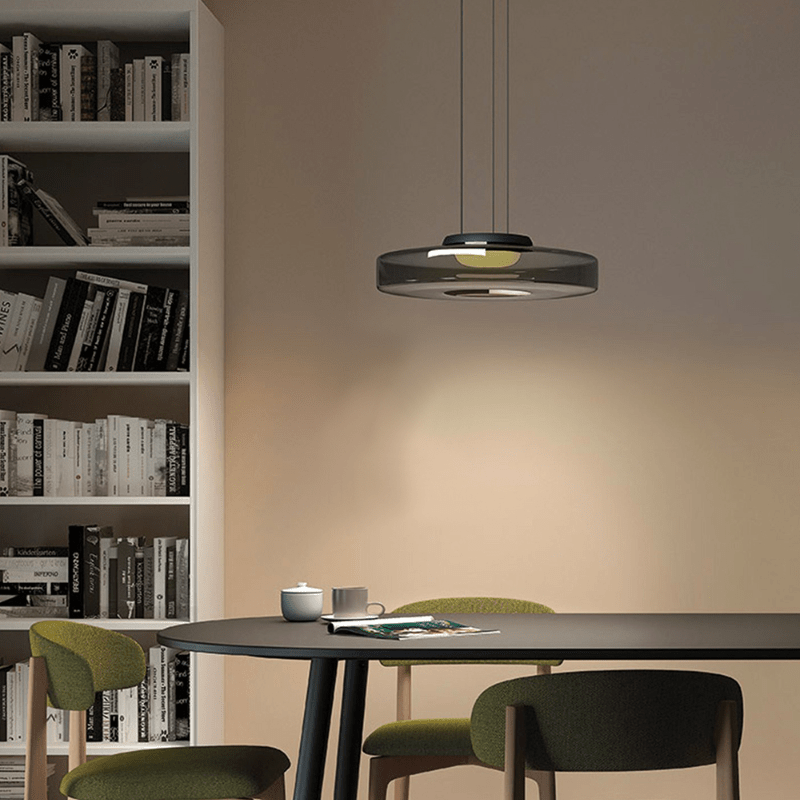 Pendant Light Glass in Bauhaus Style | Monura