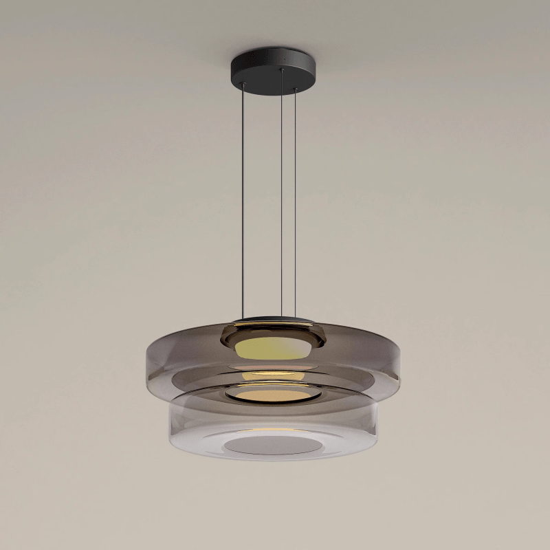 Pendant Light Glass in Bauhaus Style | Monura