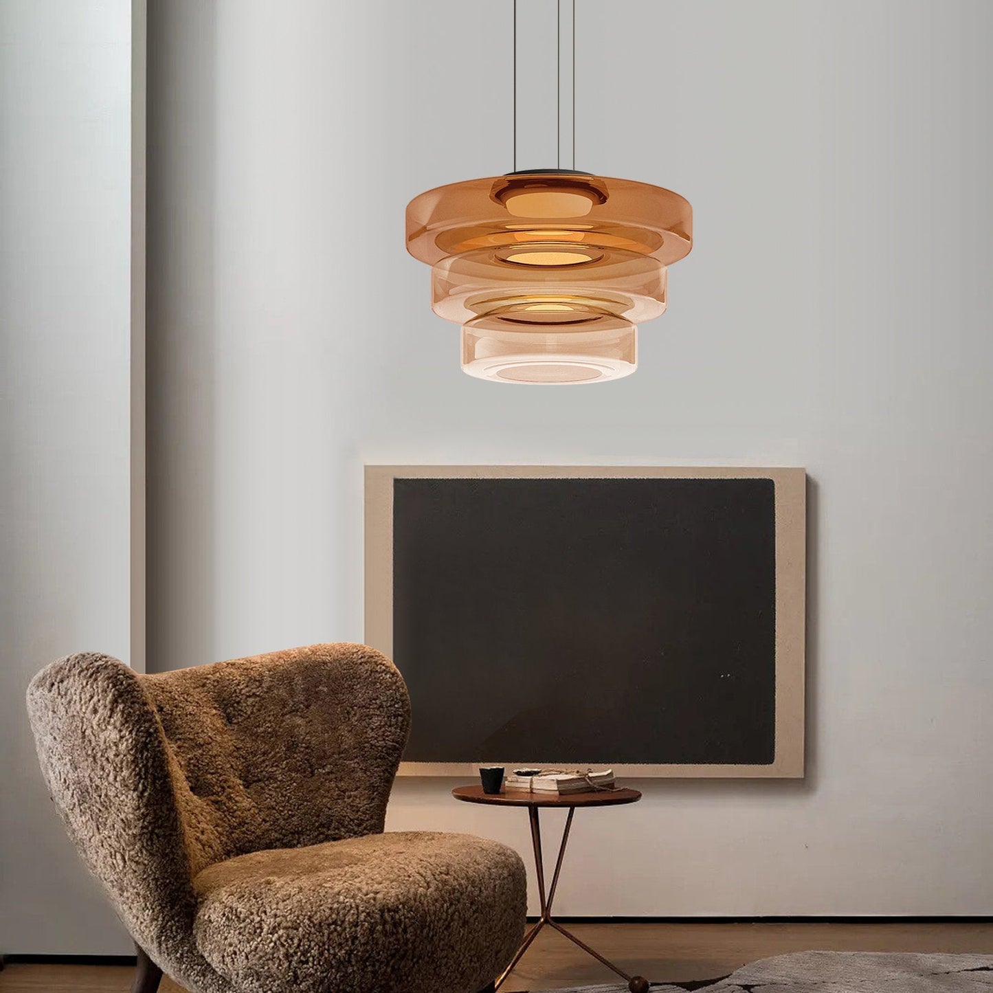 Pendant Light Glass in Bauhaus Style | Monura