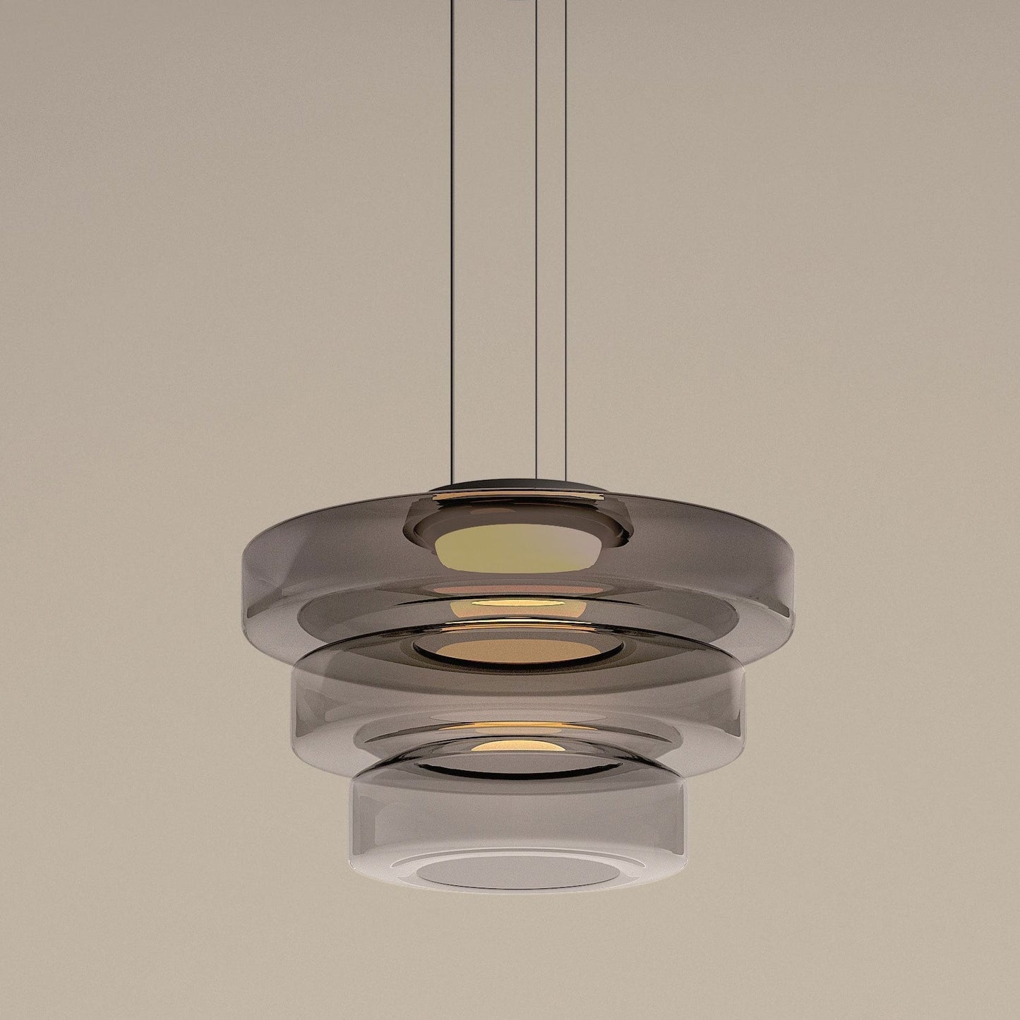 Pendant Light Glass in Bauhaus Style | Monura