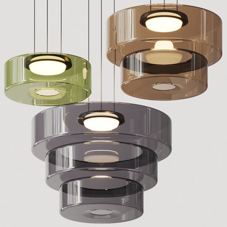 Pendant Light Glass in Bauhaus Style | Monura