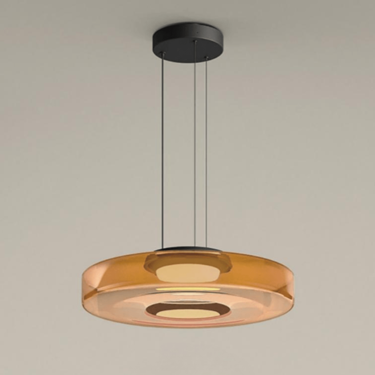Pendant Light Glass in Bauhaus Style | Monura