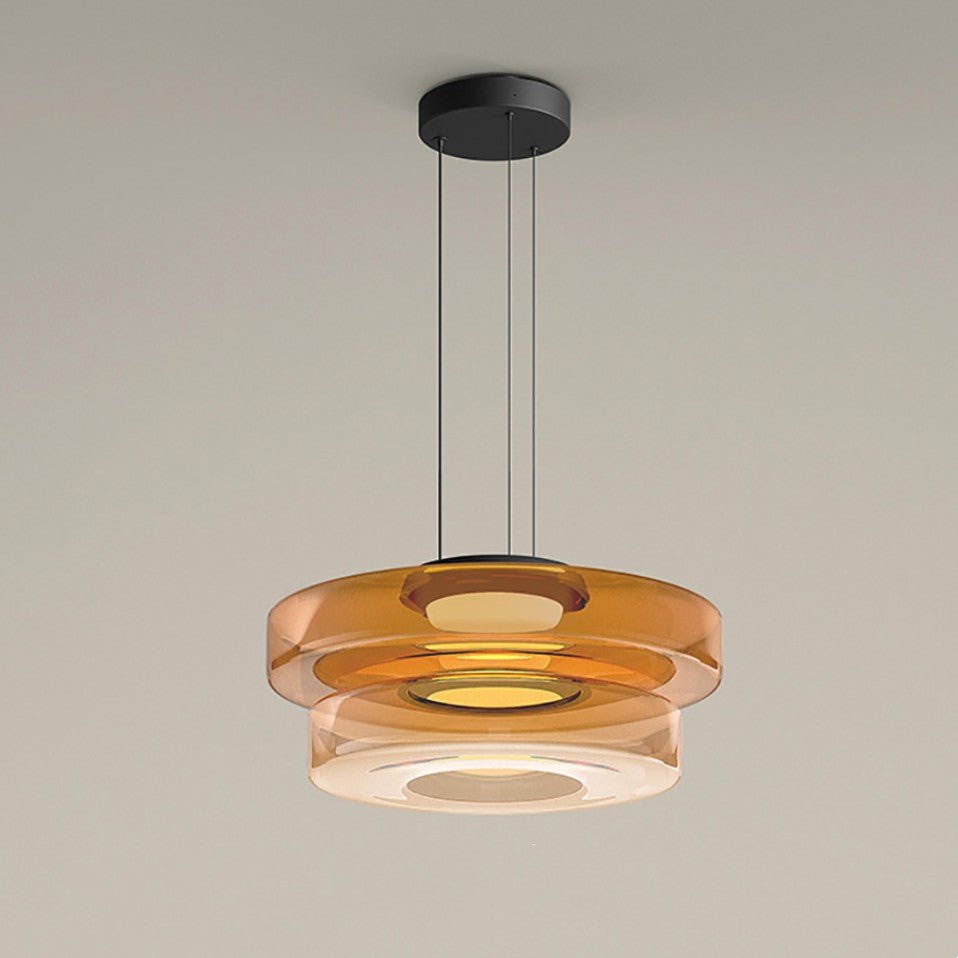 Pendant Light Glass in Bauhaus Style | Monura