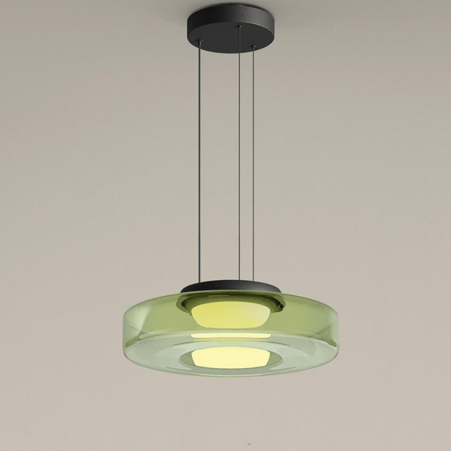 Pendant Light Glass in Bauhaus Style | Monura