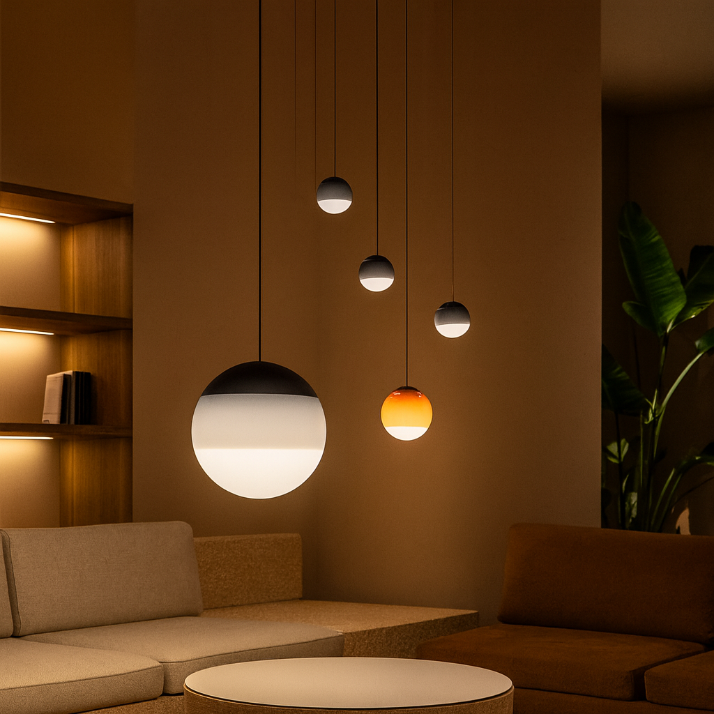 Pendant Light Gradient Glass in Modern Style | Colvane