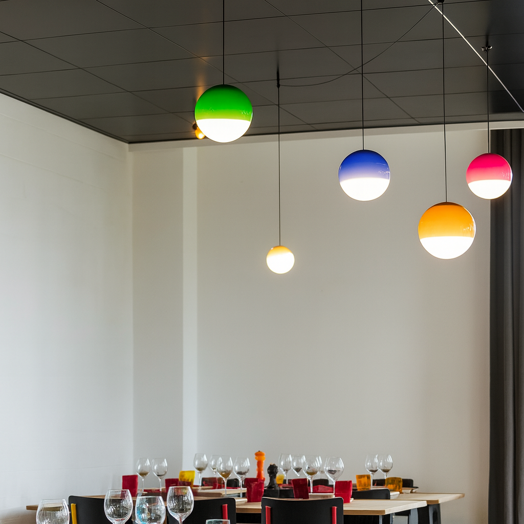 Pendant Light Gradient Glass in Modern Style | Colvane