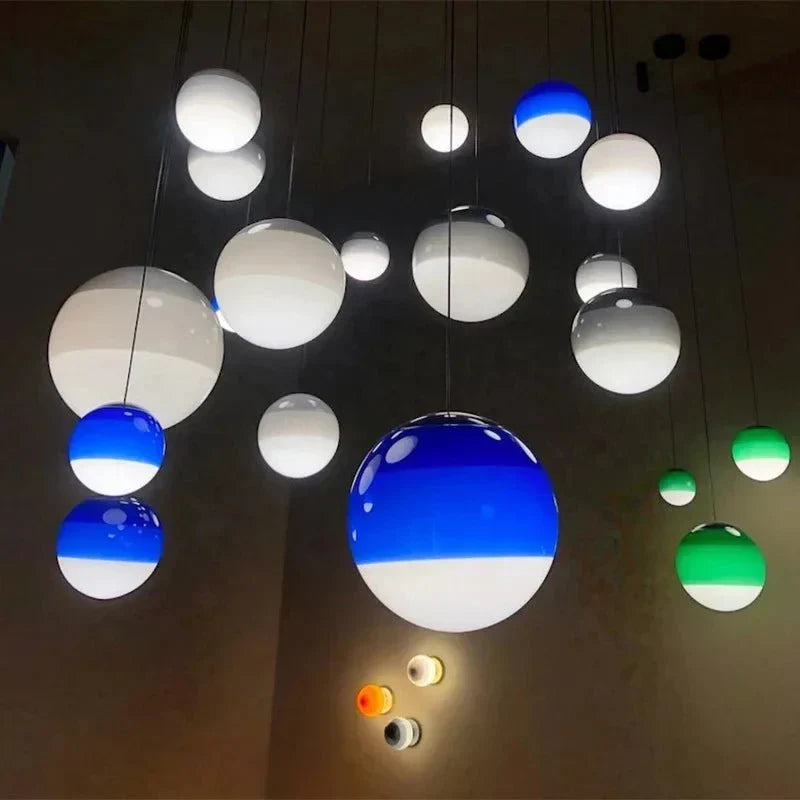 Pendant Light Gradient Glass in Modern Style | Colvane